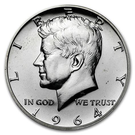 value of 1964 kennedy half dollar coin
